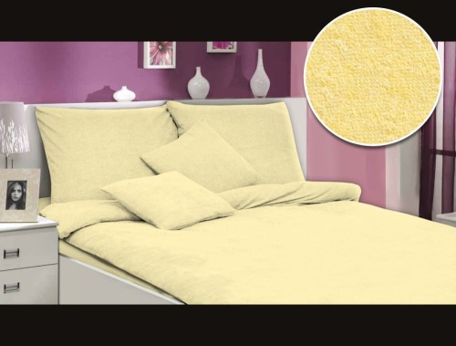 Pościel frotte 160x200 kolor krem