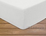 Prześcieradło frotte z gumką 140x200 kolor biały