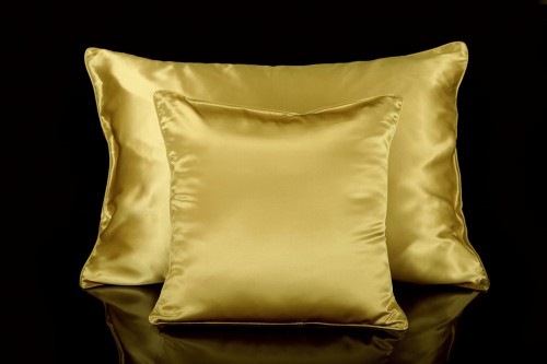 Poszewka Jedwabna 40x40 - Złoto 2