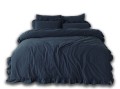 Pościel Bawełniana Dress Blue 200x220 STONEWASHED