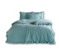 Pościel Bawełniana 200x220  Mineral Blue STONEWASHED