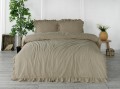 Pościel Bawełniana Oxfordtan 200x220 STONEWASHED