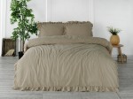 Pościel Bawełniana Oxfordtan 200x220 STONEWASHED