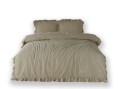 Pościel Bawełniana Oxfordtan 200x220 STONEWASHED