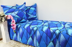 Pościel z Kory na zamek 160x200 Sahara Blue