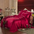 Pościel Jedwabna 200x220 Red Wine