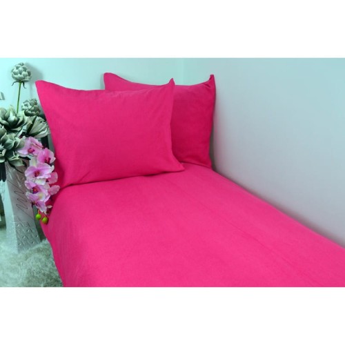 Pościel frotte 160x200 kolor fuksja