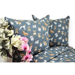 Pościel Bawełniana 160x200 Pieski v2