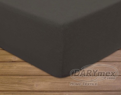 Prześcieradło frotte z gumką 140x200 kolor szary