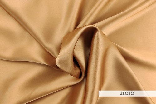 Prześcieradło jedwabne z gumką 200x200 Złoto - 22mm