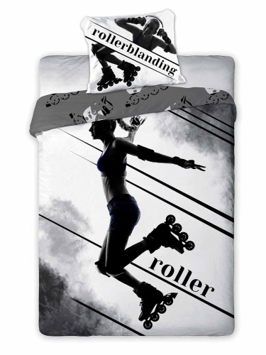 Pościel bawełniana 160x200 Sport Rolki