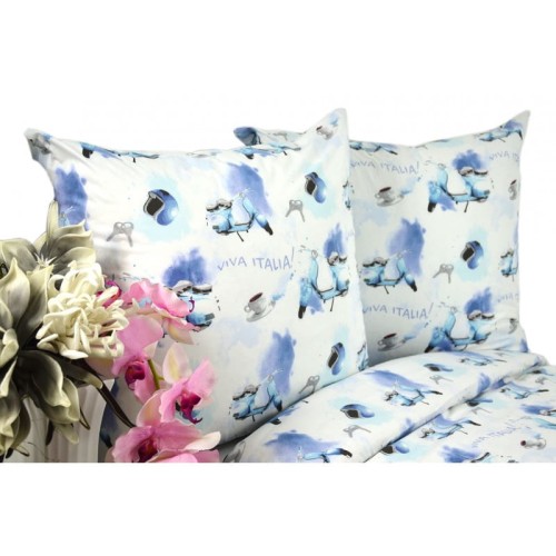 Pościel bawełniana 140x200 Viva Italia! 
