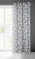Półprzezroczysta zasłona na przelotkach 140x250 Fabia biały/szary