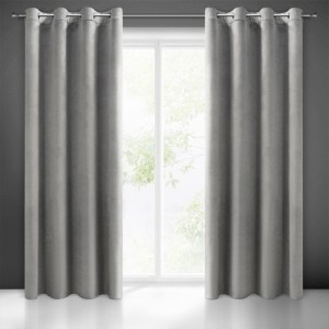 Zasłona welwetowa 140x250 przelotki Melanie Stal