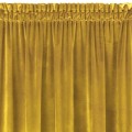 Zasłona z Welwetu Na Taśmie 140X300 Samanta Musztardowy