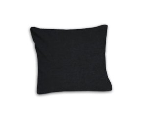 Poszewka frotte na poduszkę 40x40 Czarny