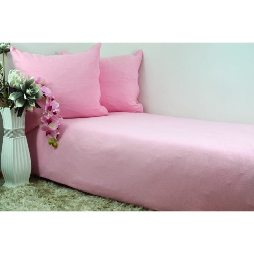 Pościel frotte 140x200 Jasny Róż