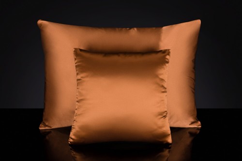 Poszewka Jedwabna 40x40 - Light Copper