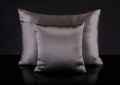 Poszewka Jedwabna 40x40 - Ciemny Szary