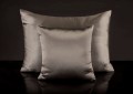Poszewka Jedwabna 40x40 - Silver Brown
