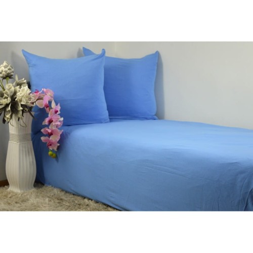 Pościel Jersey 160x200 Niebieski