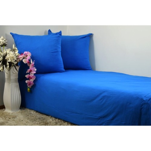 Pościel Jersey 140x200 Ciemny Niebieski