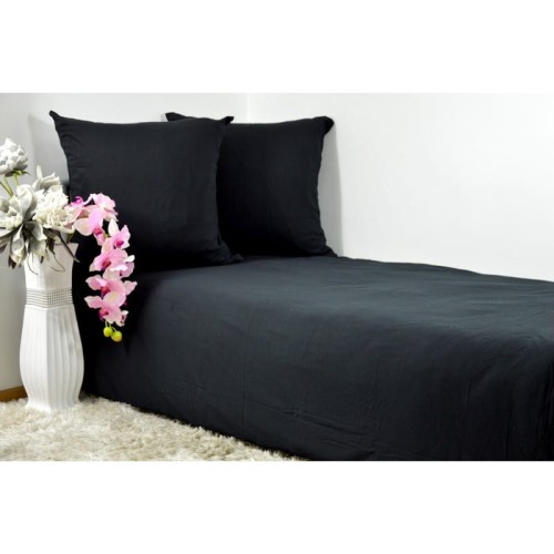 Pościel Jersey 140x200 Czarny