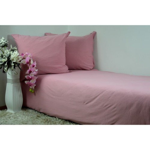 Pościel Jersey 180x200 Brudny Róż