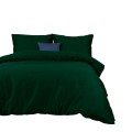 Pościel Satynowa 140x200 ZIELEŃ BUTELKOWA