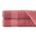 2x Ręcznik Bambusowy Moreno Ciemny Róż 70x140