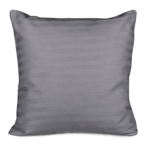 Poszewka satyna bawełniana 40x40 CIZGILI ANTHRACITE