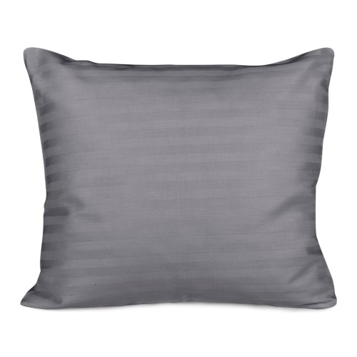 Poszewka satyna bawełniana 70x80 CIZGILI ANTHRACITE