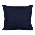Poszewka satyna bawełniana 70x80 CIZGILI NAVY BLUE
