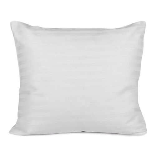 Poszewka satyna bawełniana 70x80 CIZGILI WHITE
