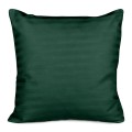Poszewka satyna bawełniana 40x40 CIZGILI DARK GREEN