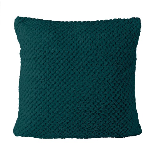 Poszewka żakardowa 40x40  Amorro PETROL