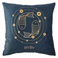 Poszewka dekoracyjna 40x40 Znak Zodiaku Ryby