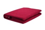 Prześcieradło frotte bez gumki rozmiar 140x200 bordo