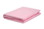 Prześcieradło frotte bez gumki rozmiar 140x200 jasny róż