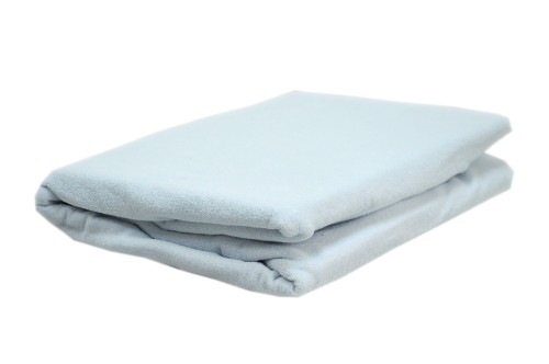Prześcieradło frotte bez gumki rozmiar 180x200 biały