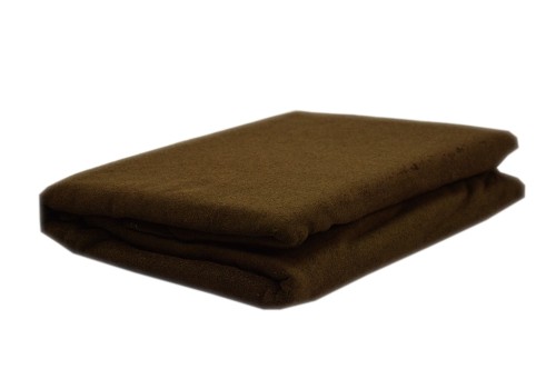 Prześcieradło frotte bez gumki rozmiar 180x200 czekolada