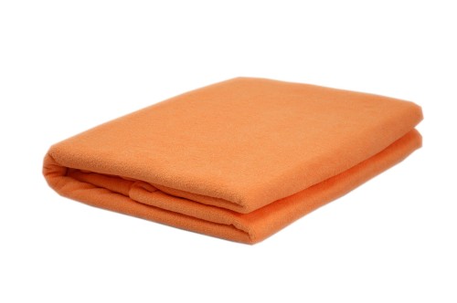 Prześcieradło frotte bez gumki rozmiar 180x200 łosoś