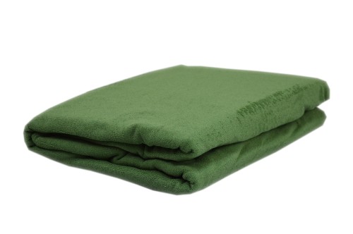 Prześcieradło frotte bez gumki rozmiar 180x200 mięta
