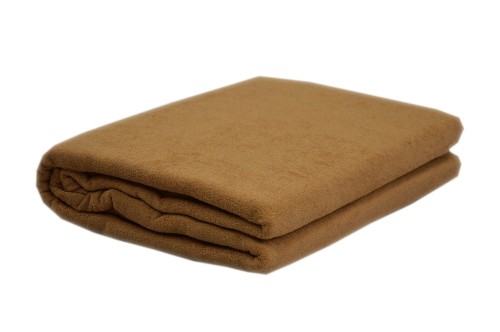Prześcieradło frotte bez gumki rozmiar 200x220 beż