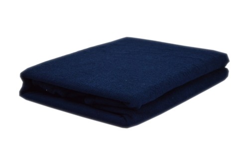 Prześcieradło frotte bez gumki rozmiar 200x220 granat