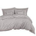 Pościel Bambusowa 160x200 - 7 el  Bamboo Stripe Grey