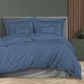 Pościel Bambusowa 160x200 - 7 el  Bamboo Stripe Cornflower