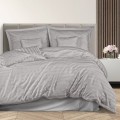 Pościel Bambusowa 180x200 - 7 el  Bamboo Stripe Grey