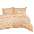 Pościel Bambusowa 180x200 - 7 el  Bamboo Stripe Beige