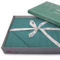 Pościel Bambusowa 180x200 - 7 el  Bamboo Stripe Sea Turquoise